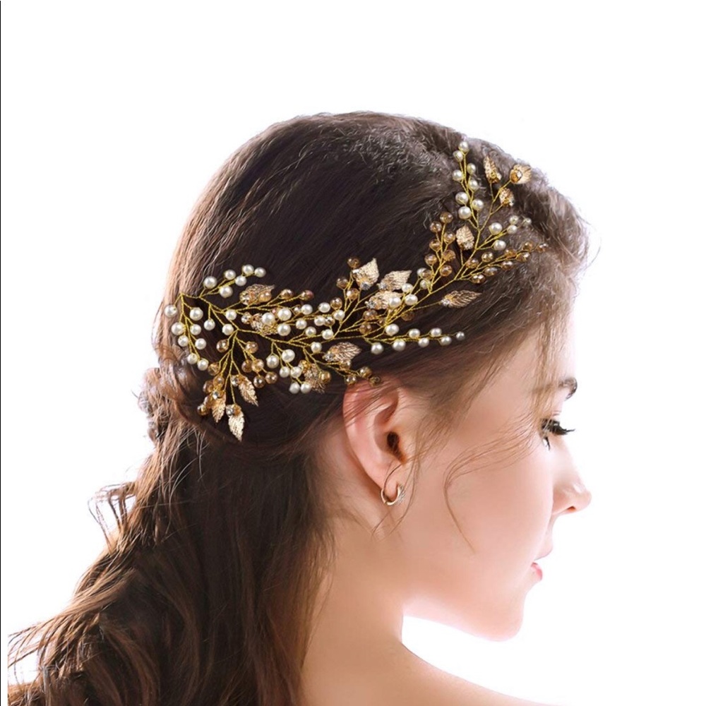 Bridal crystal hair pin